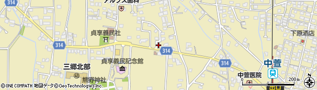 長野県安曇野市三郷明盛3075-3周辺の地図