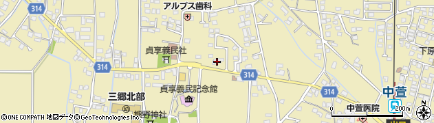 長野県安曇野市三郷明盛3073周辺の地図