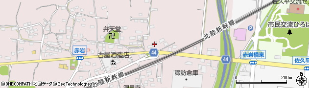 長野県佐久市塚原456周辺の地図