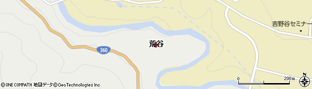 石川県白山市荒谷周辺の地図