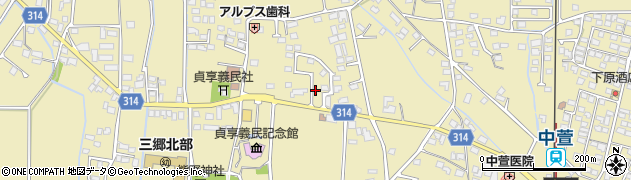 長野県安曇野市三郷明盛3079周辺の地図