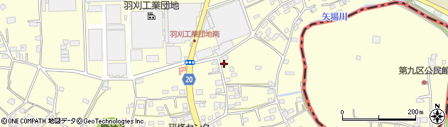 栃木県足利市羽刈町115周辺の地図