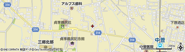 長野県安曇野市三郷明盛3077-5周辺の地図