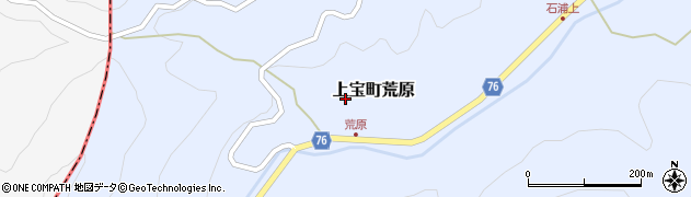 岐阜県高山市上宝町荒原392周辺の地図