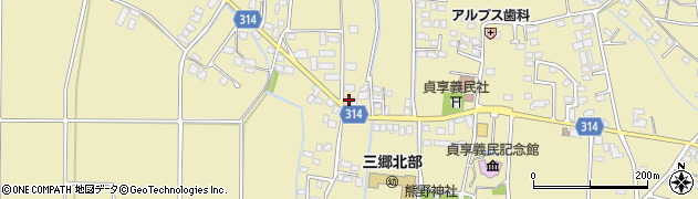 長野県安曇野市三郷明盛3411周辺の地図