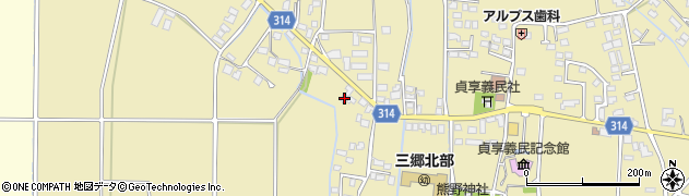 長野県安曇野市三郷明盛3379周辺の地図