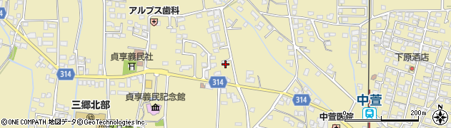 長野県安曇野市三郷明盛2990周辺の地図