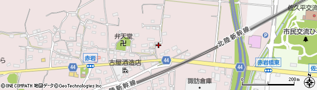 長野県佐久市塚原448周辺の地図