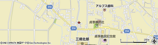 長野県安曇野市三郷明盛3361-8周辺の地図