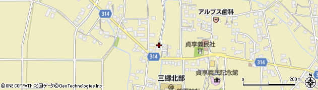 長野県安曇野市三郷明盛3410周辺の地図