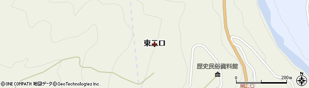 石川県白山市東二口周辺の地図