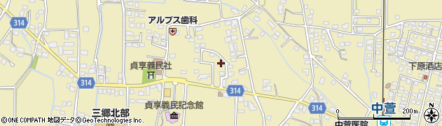 長野県安曇野市三郷明盛3077-7周辺の地図