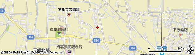 長野県安曇野市三郷明盛2989周辺の地図