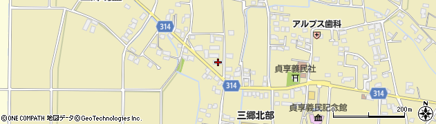 長野県安曇野市三郷明盛3408周辺の地図