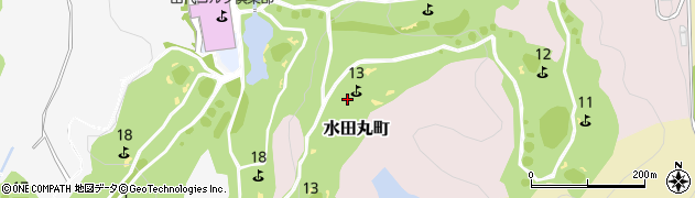 石川県加賀市水田丸町（ソ）周辺の地図