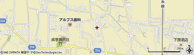 長野県安曇野市三郷明盛2982周辺の地図
