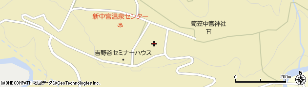石川県白山市中宮（チ）周辺の地図
