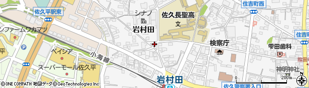 長野県佐久市岩村田1105周辺の地図