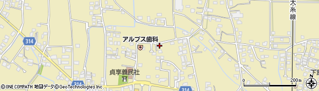長野県安曇野市三郷明盛3084周辺の地図