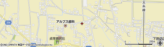 長野県安曇野市三郷明盛2980周辺の地図