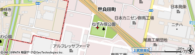 ねずみ塚公園周辺の地図