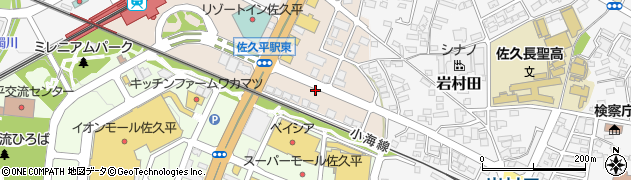 土屋ホームＳＢＣ佐久平モデルハウス周辺の地図