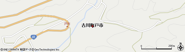 岐阜県飛騨市古川町戸市周辺の地図