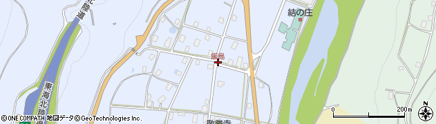 飯島周辺の地図
