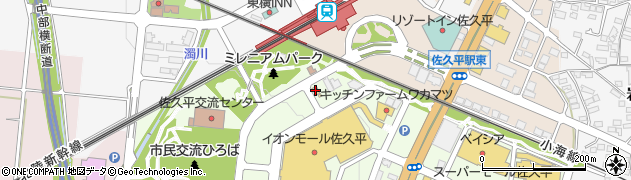 モスバーガー佐久平駅前店周辺の地図