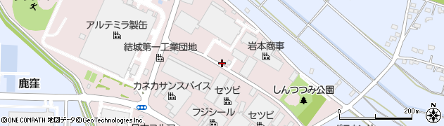 茨城県結城市新堤仲通り周辺の地図