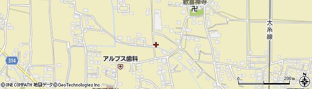 長野県安曇野市三郷明盛2965周辺の地図
