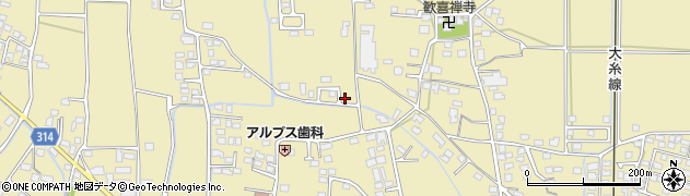 長野県安曇野市三郷明盛2968周辺の地図