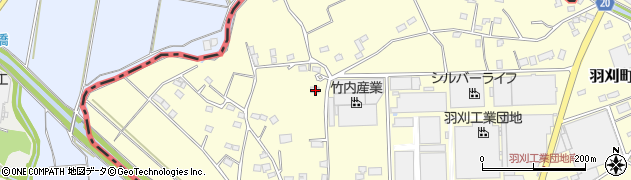栃木県足利市羽刈町401周辺の地図