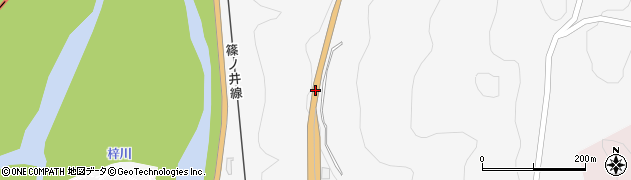 松本トンネル周辺の地図