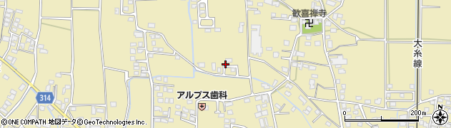 長野県安曇野市三郷明盛2696-7周辺の地図