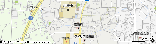 藤岡森郵便局周辺の地図