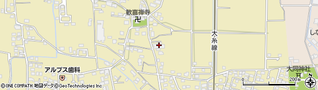 長野県安曇野市三郷明盛2876周辺の地図