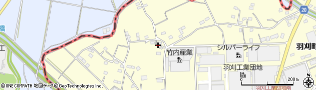 栃木県足利市羽刈町403周辺の地図