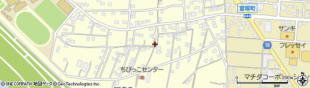 群馬県伊勢崎市福島町周辺の地図