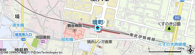 群馬県伊勢崎市周辺の地図