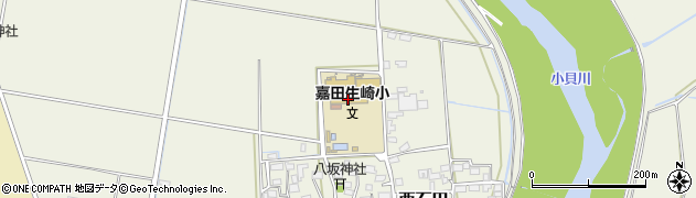 筑西市立嘉田生崎小学校周辺の地図
