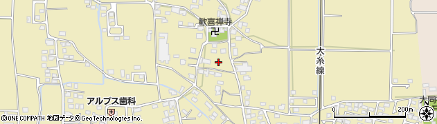 長野県安曇野市三郷明盛2942周辺の地図
