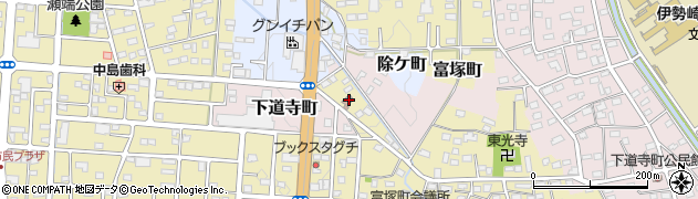 伊勢崎富塚郵便局周辺の地図