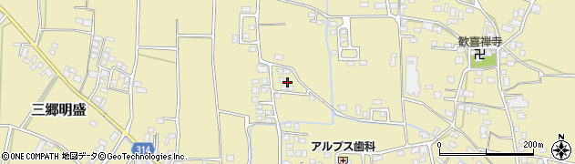 長野県安曇野市三郷明盛3351周辺の地図