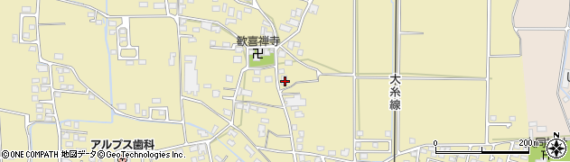 長野県安曇野市三郷明盛2870周辺の地図