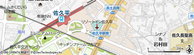 千年の宴 佐久平駅前店周辺の地図