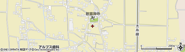 長野県安曇野市三郷明盛2938周辺の地図