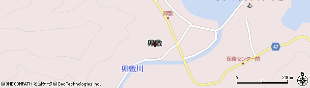 島根県隠岐郡隠岐の島町卯敷周辺の地図