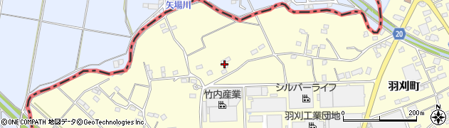 栃木県足利市羽刈町432周辺の地図