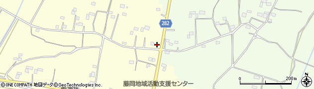 栃木県栃木市藤岡町都賀442周辺の地図